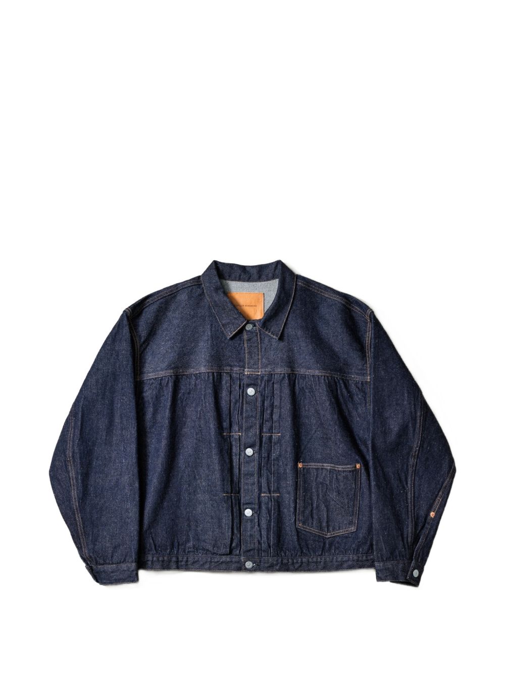 Denim Tracker 1P buttoned cotton jacket