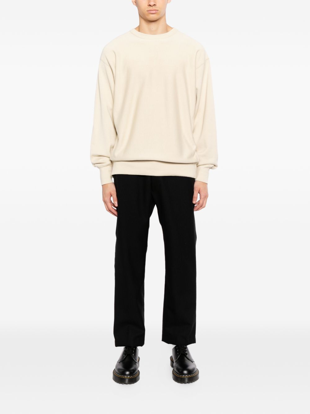 crewneck knitted sweatshirt