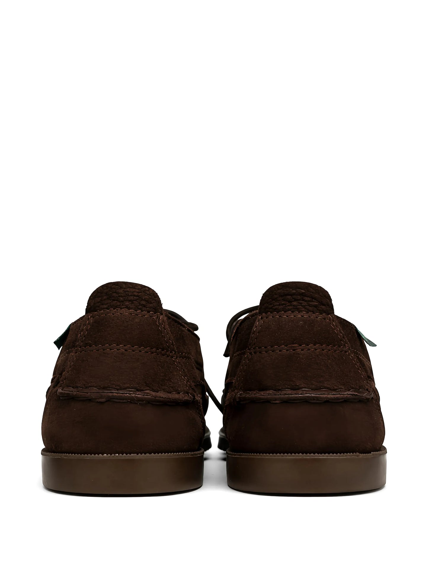 Laced Suede Boat Shoes