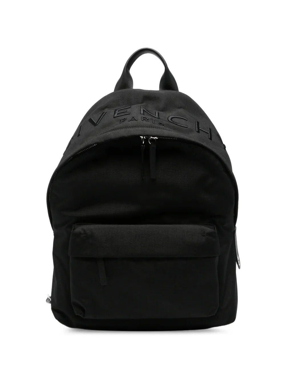 logo-embossed backpack