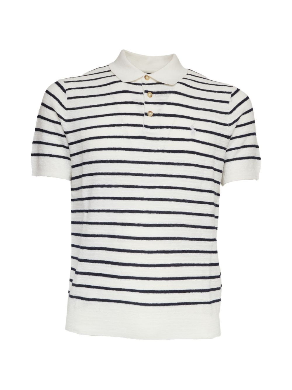 striped polo shirt