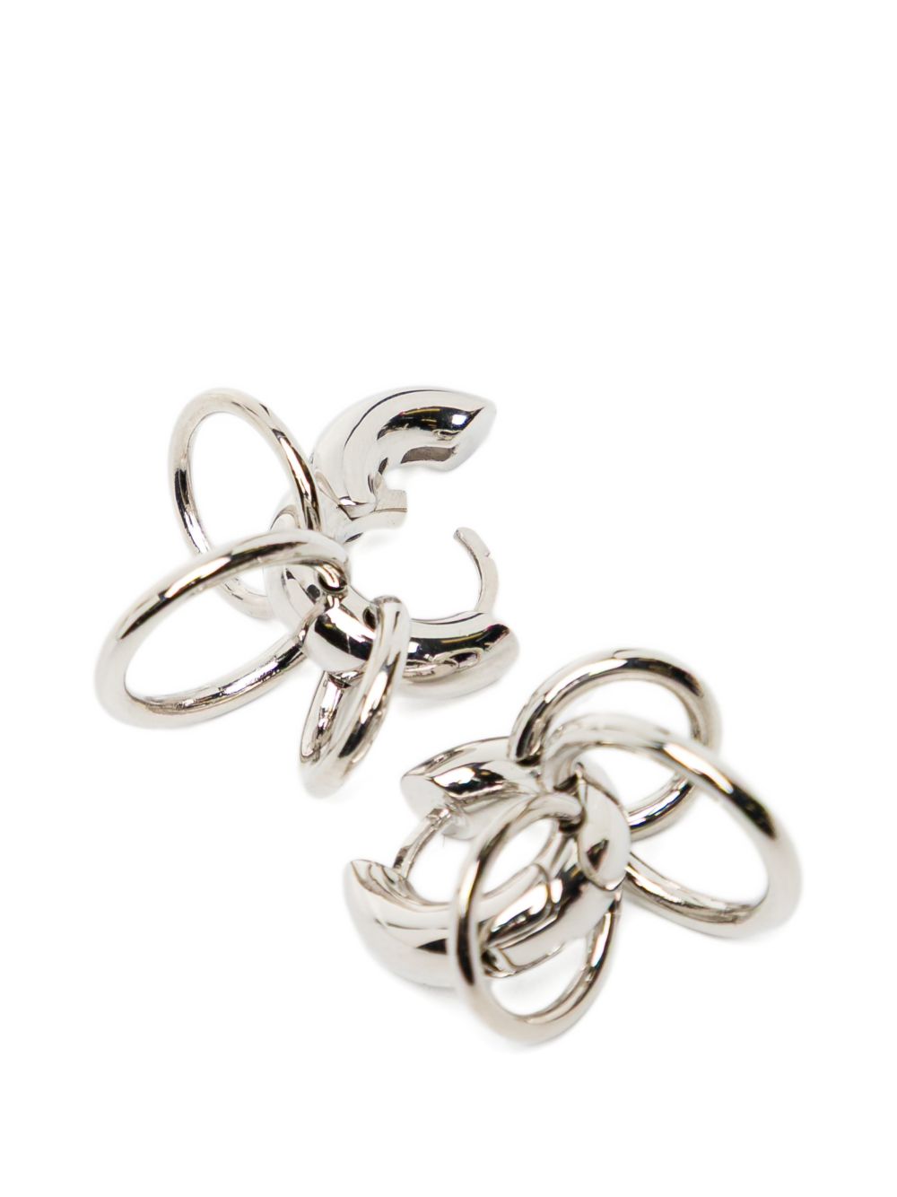 pierced hoop earrings