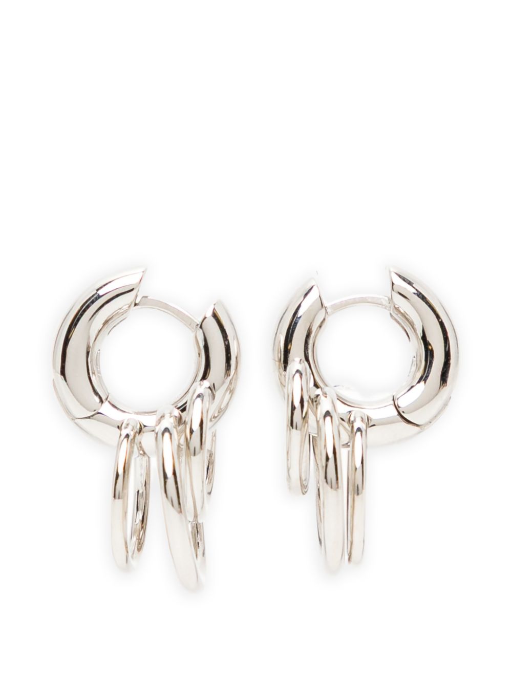 pierced hoop earrings
