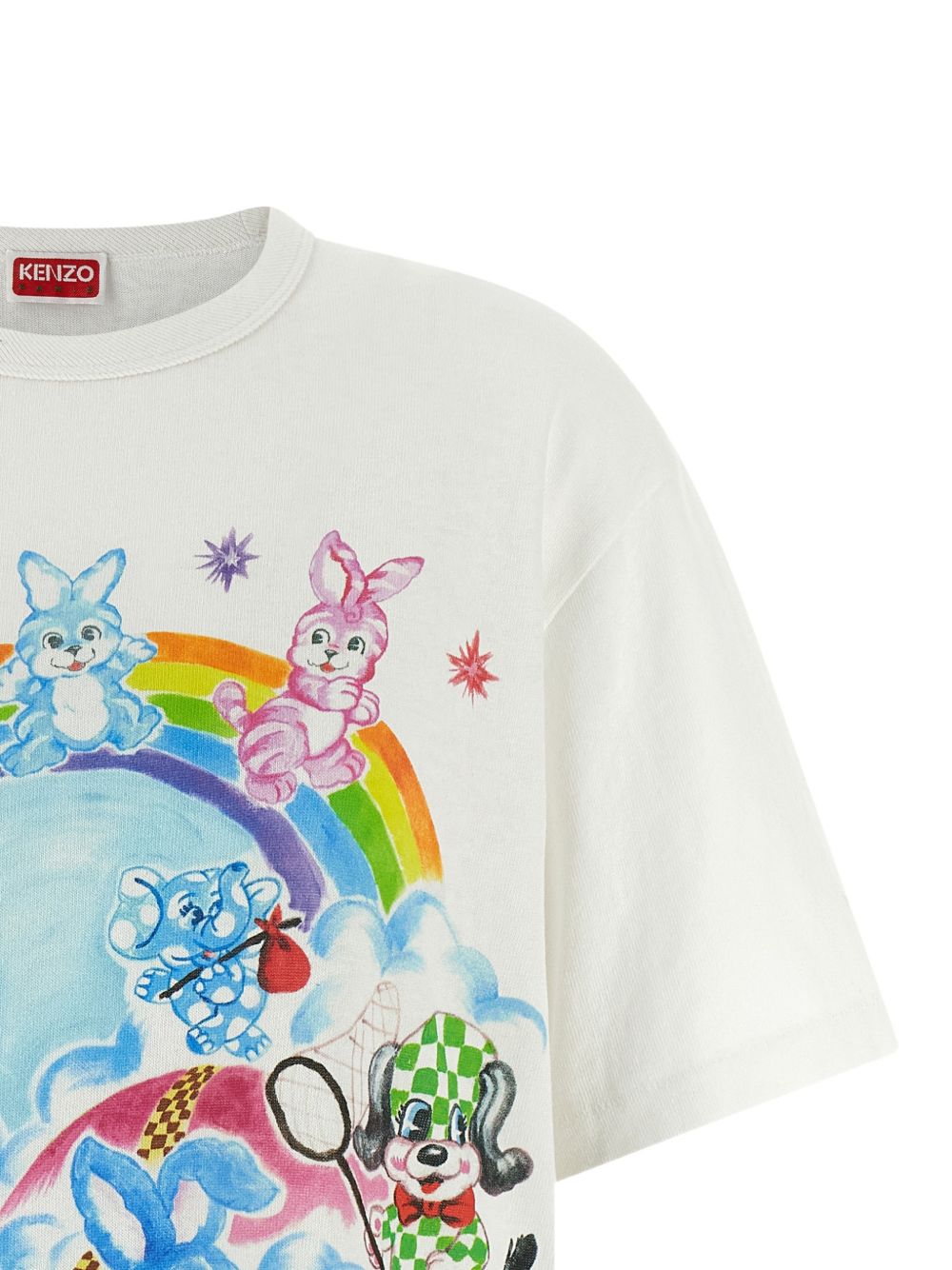 Cartoon printed T-shirt