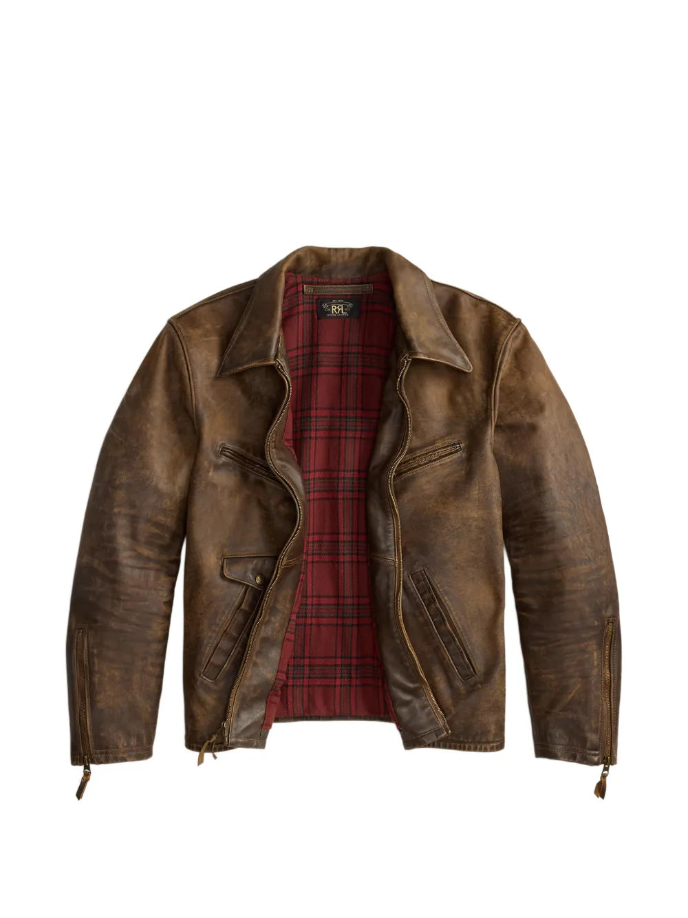 Zip Leather Jacket