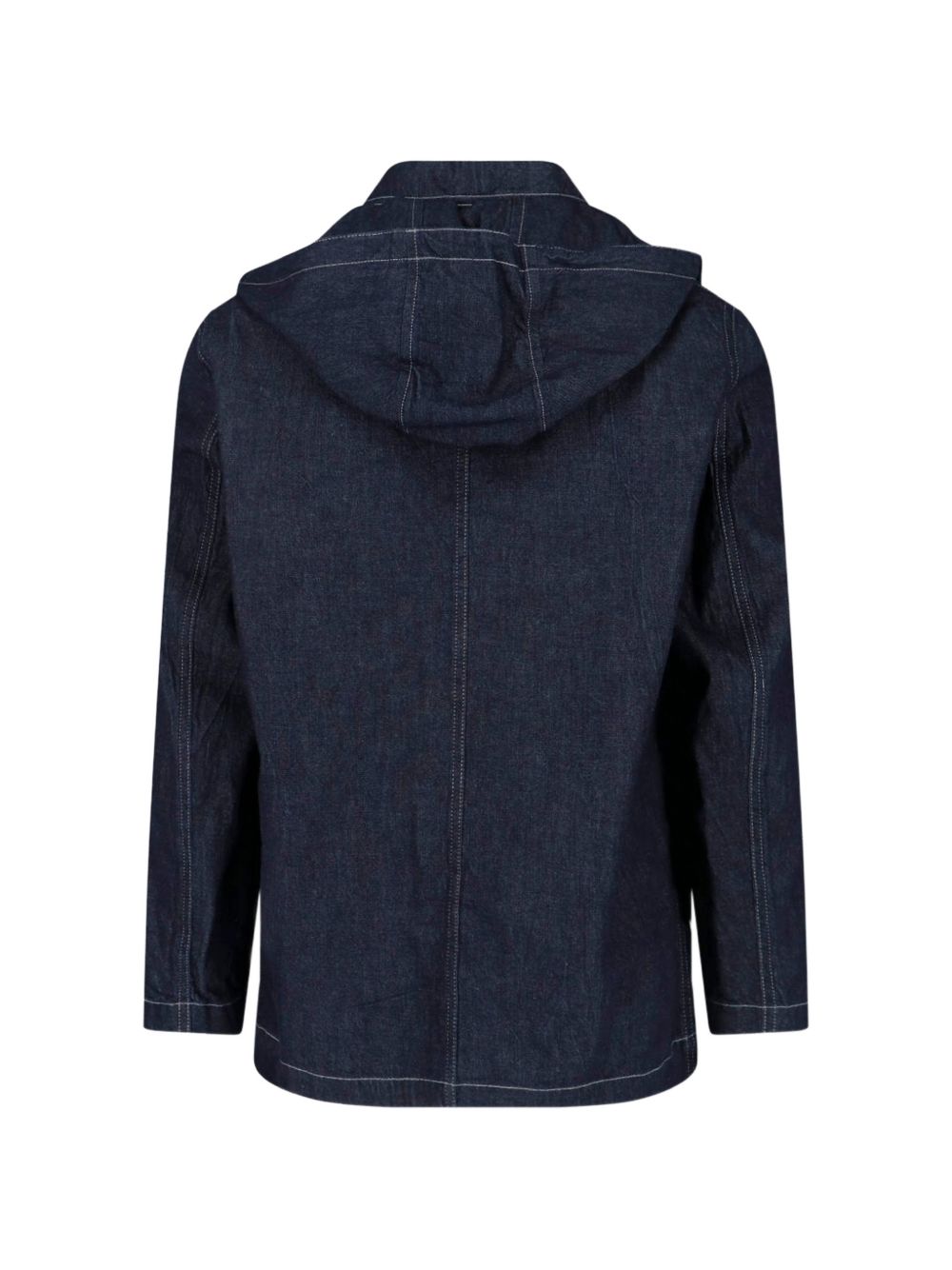 hooded denim jacket