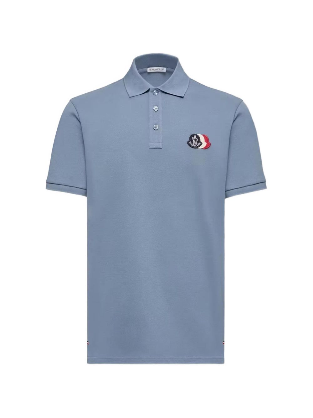 logo-patch polo shirt
