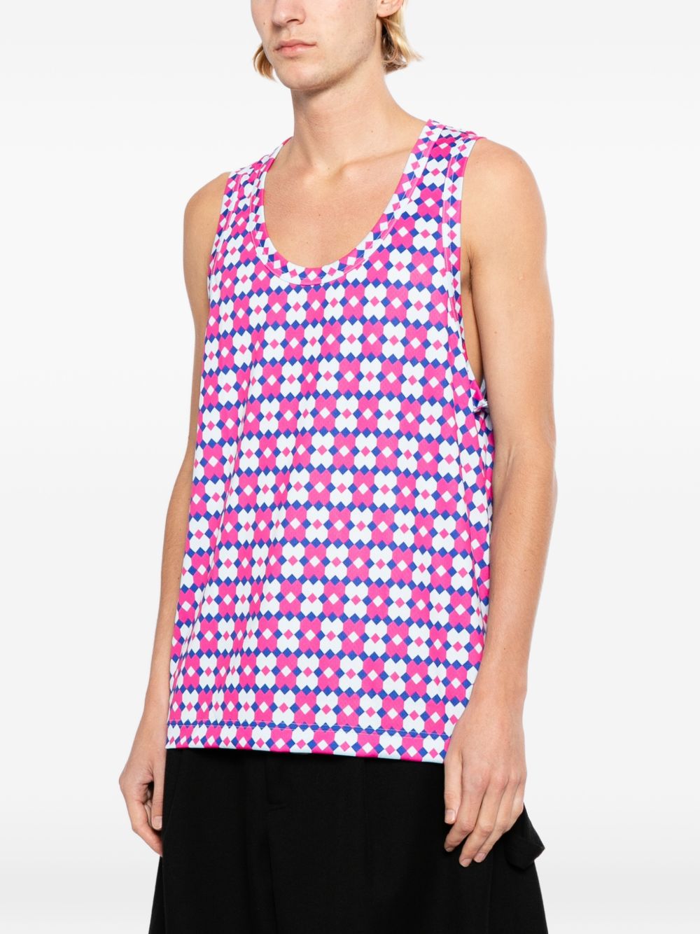 patterned vest