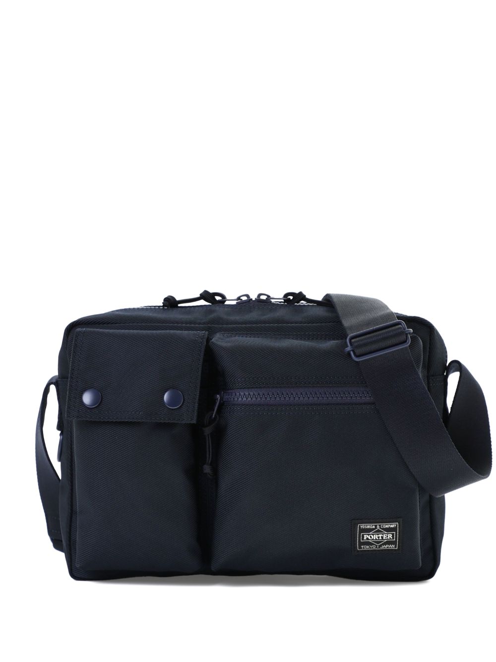 zip pocket shoulder bag