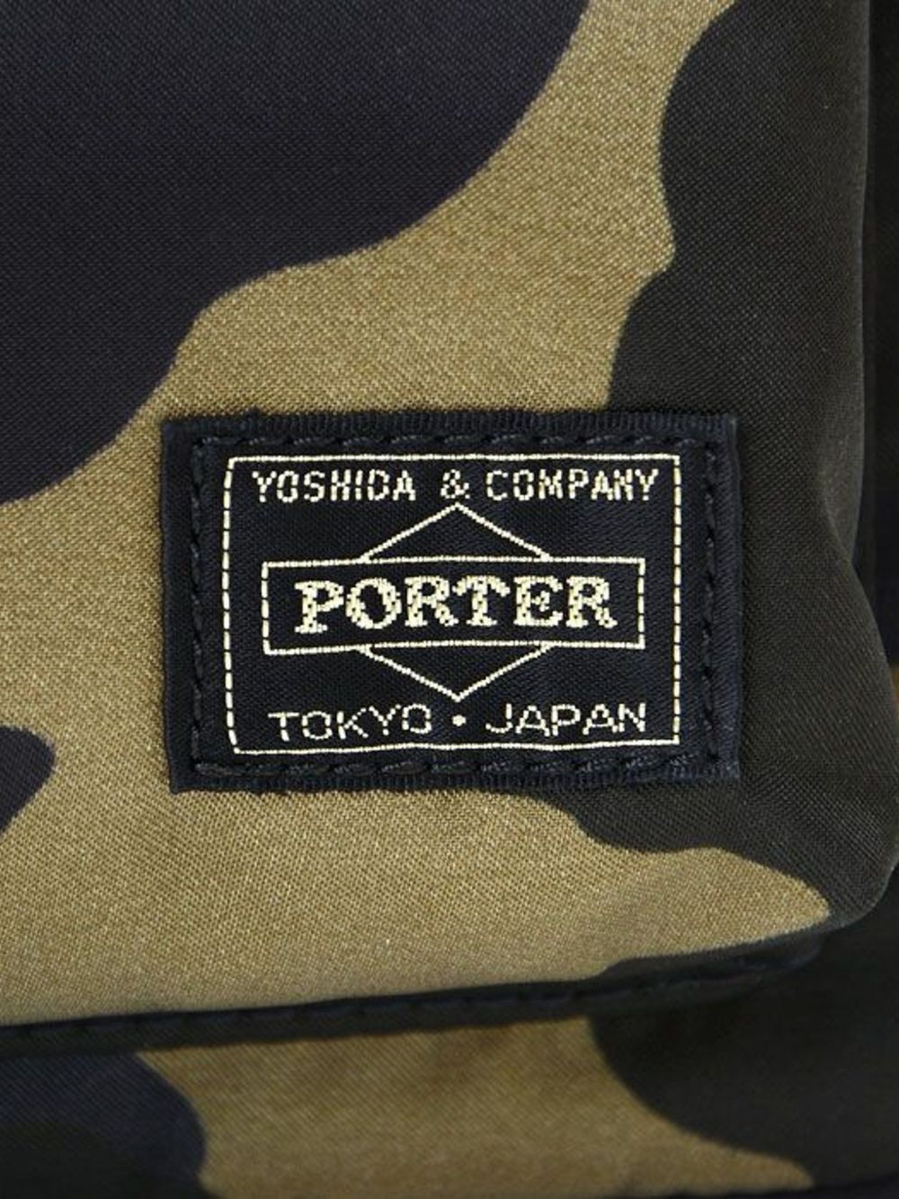 camouflage-print document case