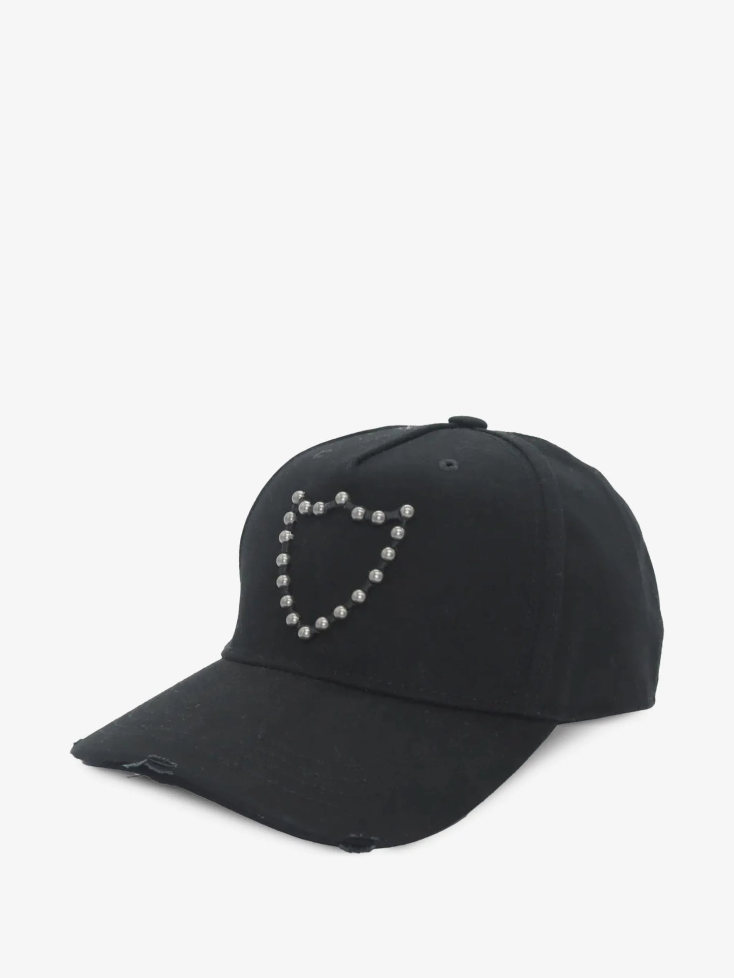 Studded Distressed Cap