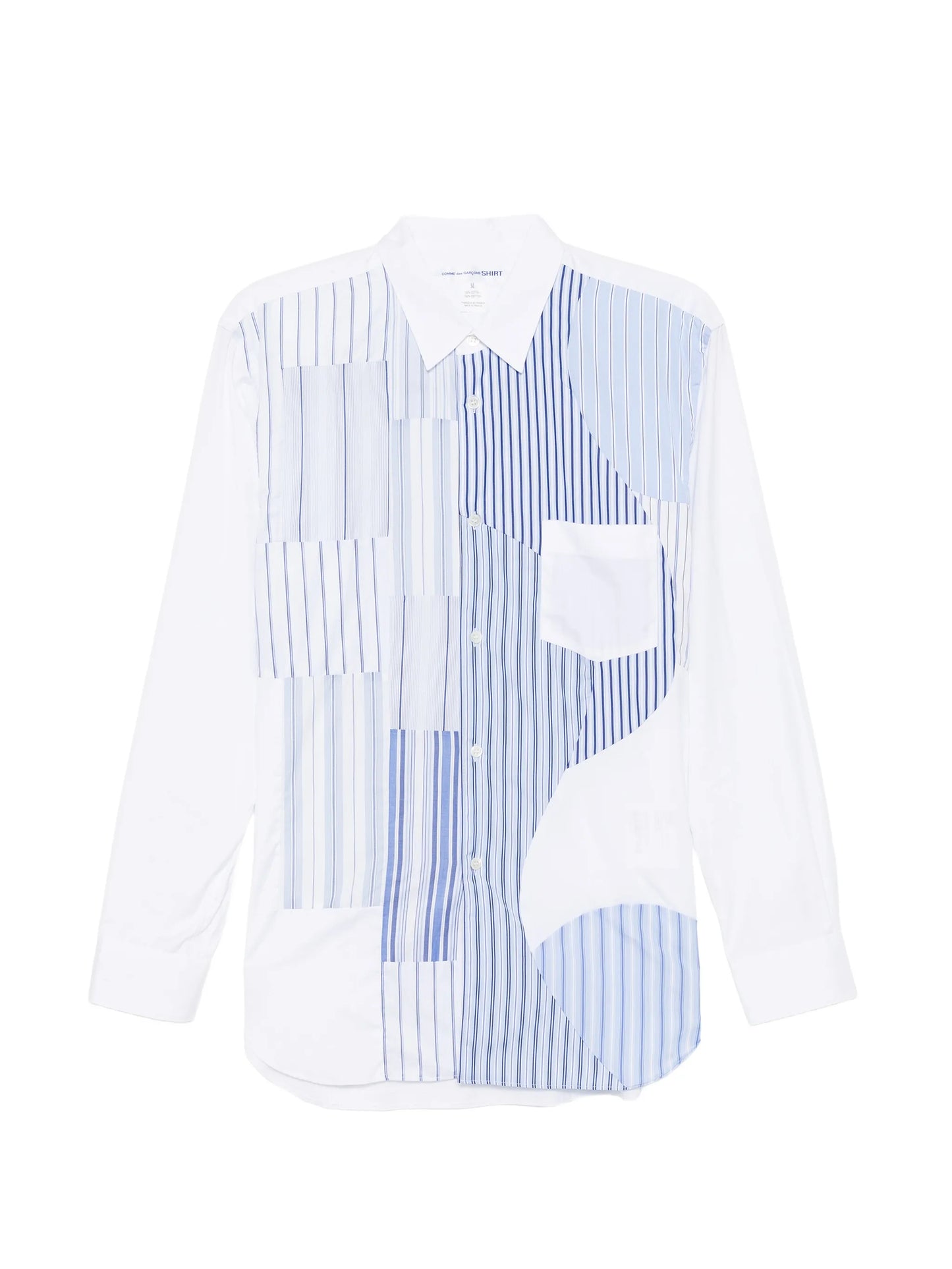 Patchwork Striped Shirt