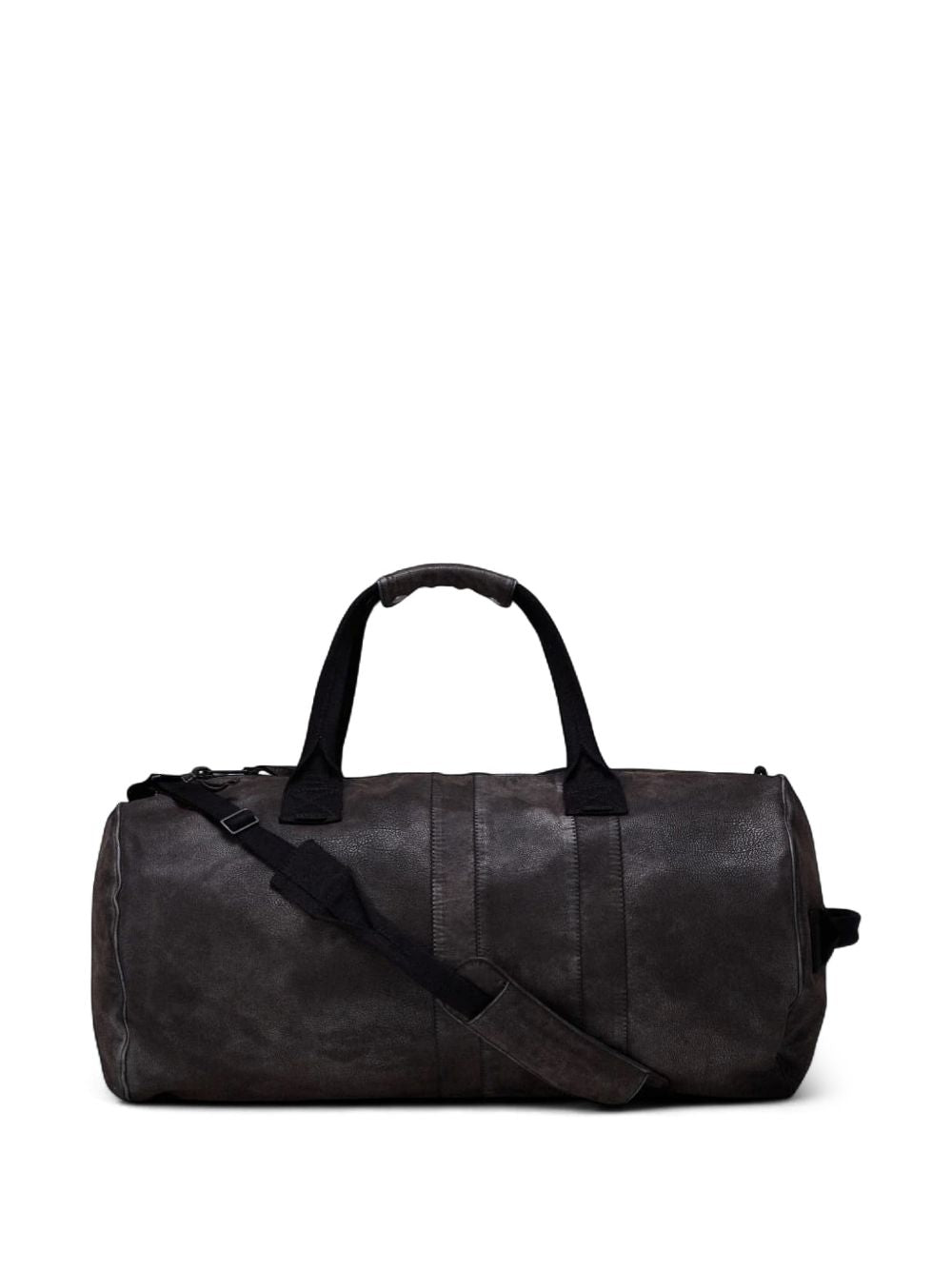 appliqué duffel bag