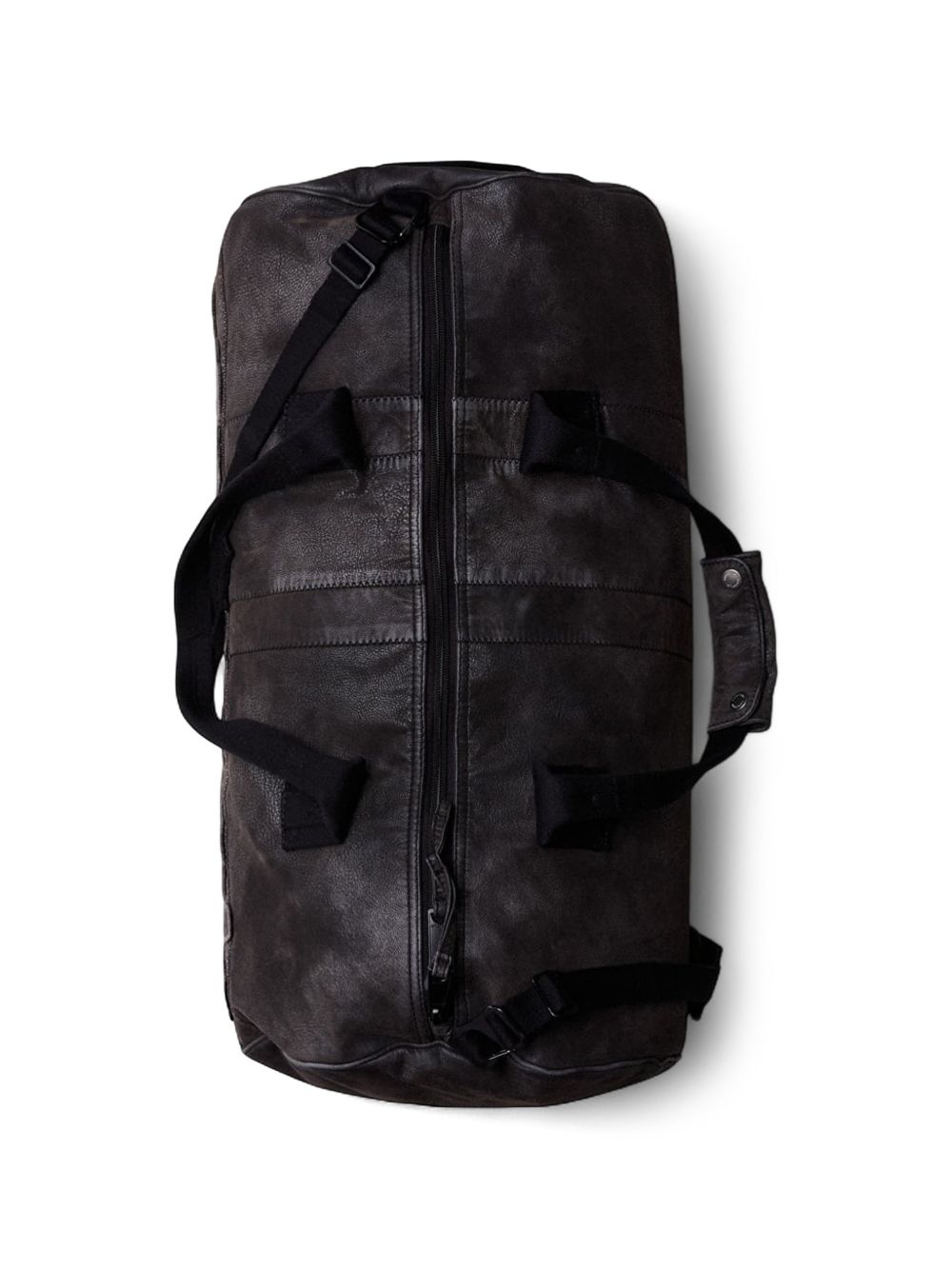 appliqué duffel bag