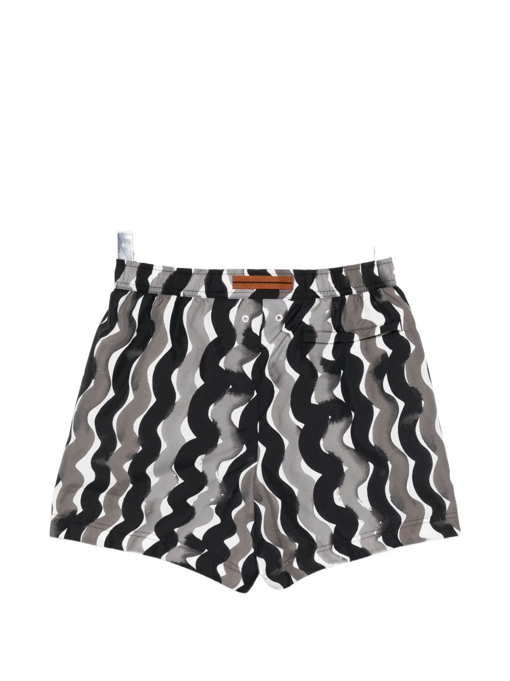 printed drawstring swim shorts