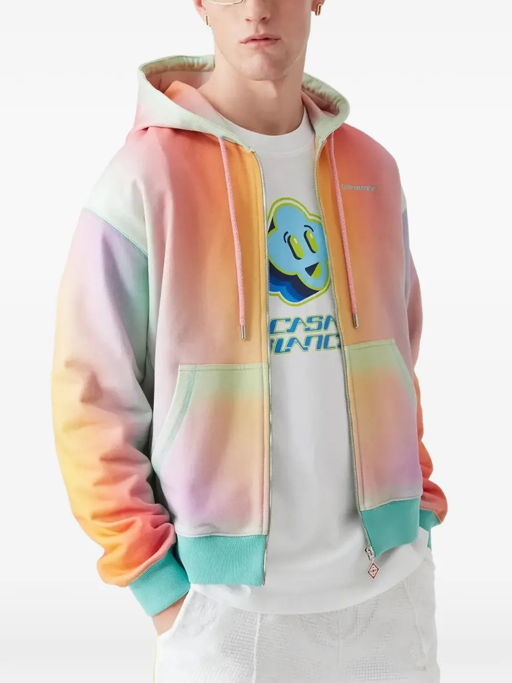 Gradient Zip-Up Hoodie