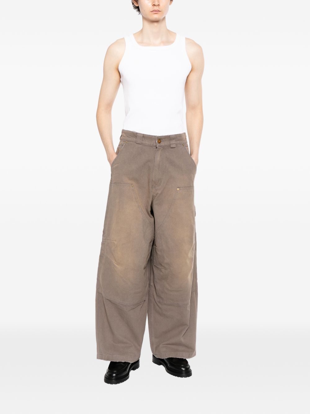 Stockton wide-leg trousers