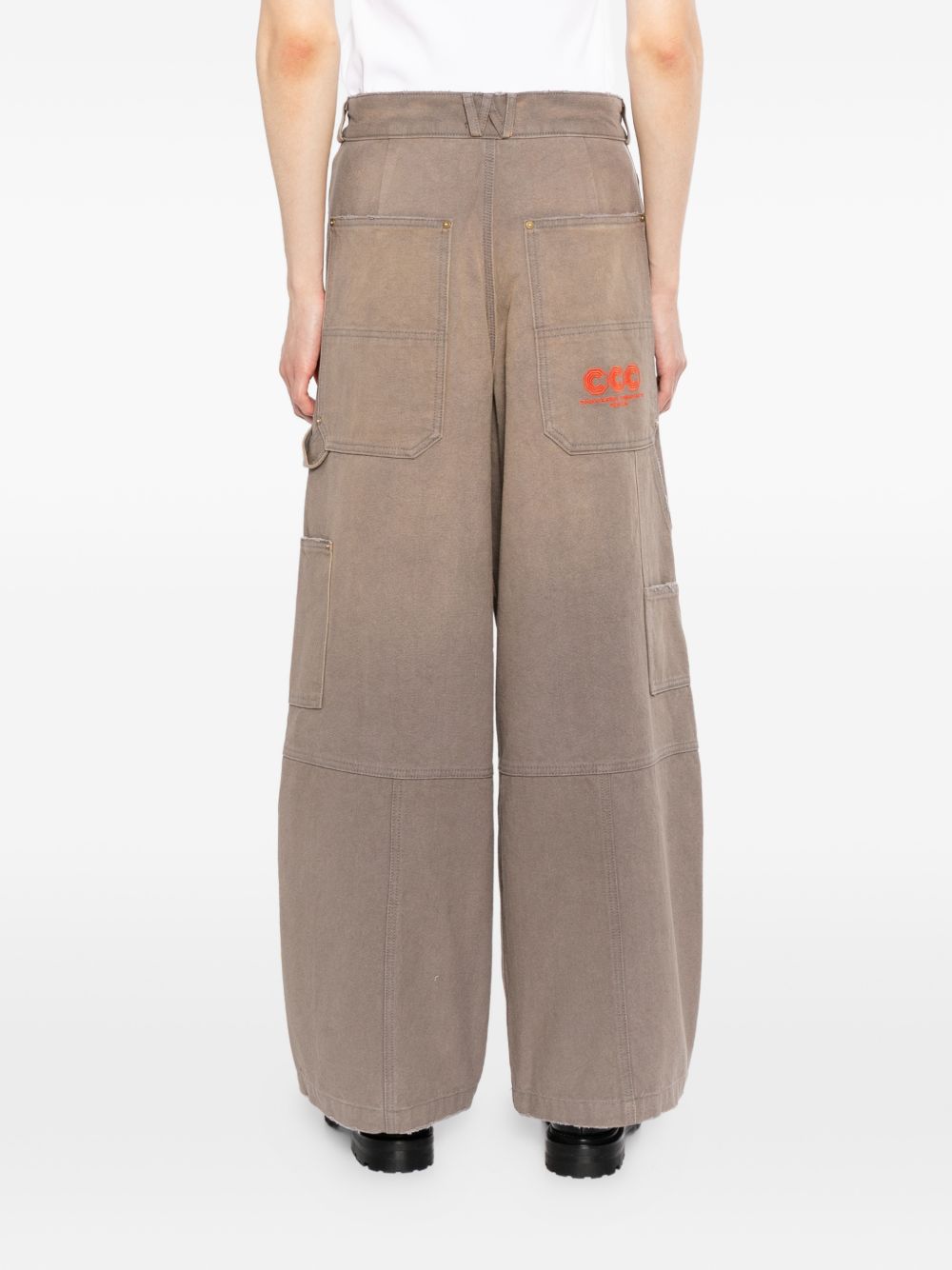 Stockton wide-leg trousers