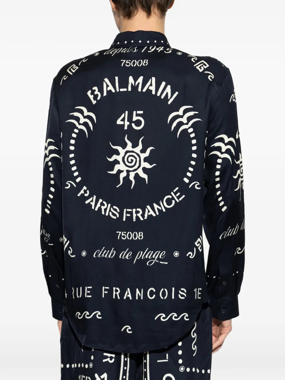 logo-print long-sleeve shirt