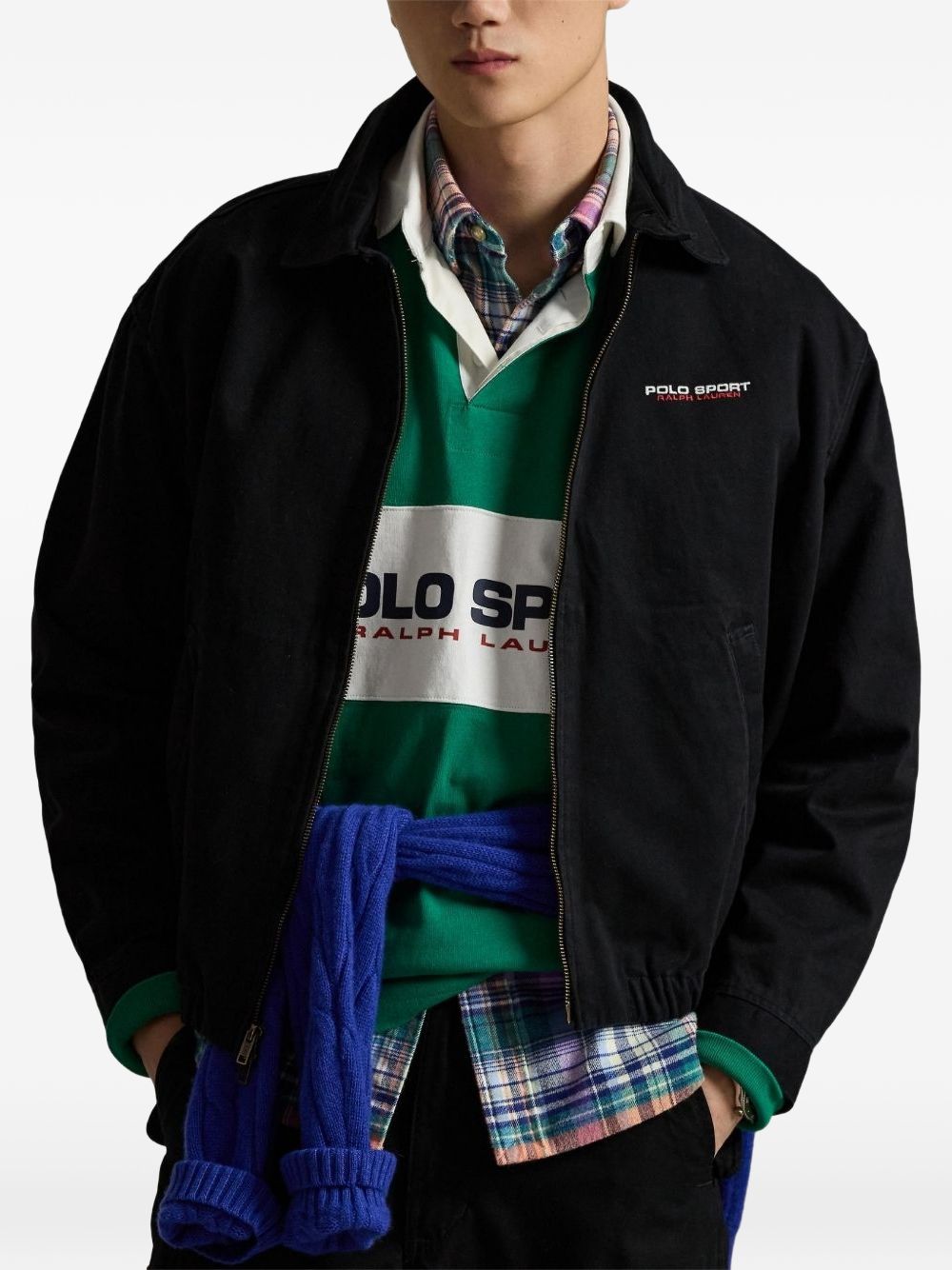 polo sport logo jacket