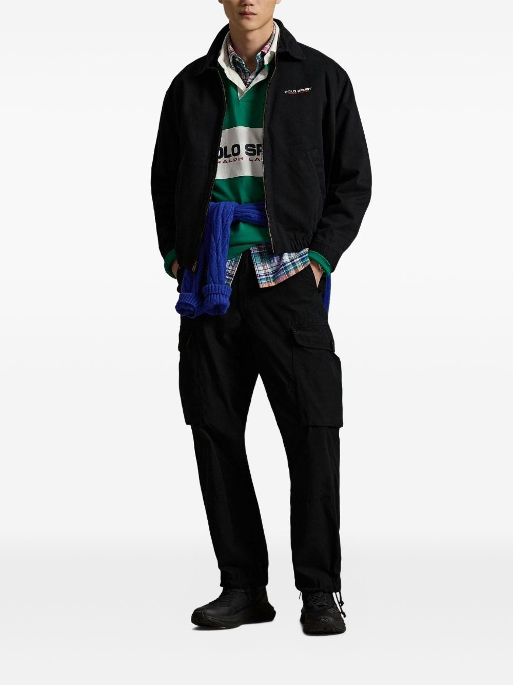 polo sport logo jacket