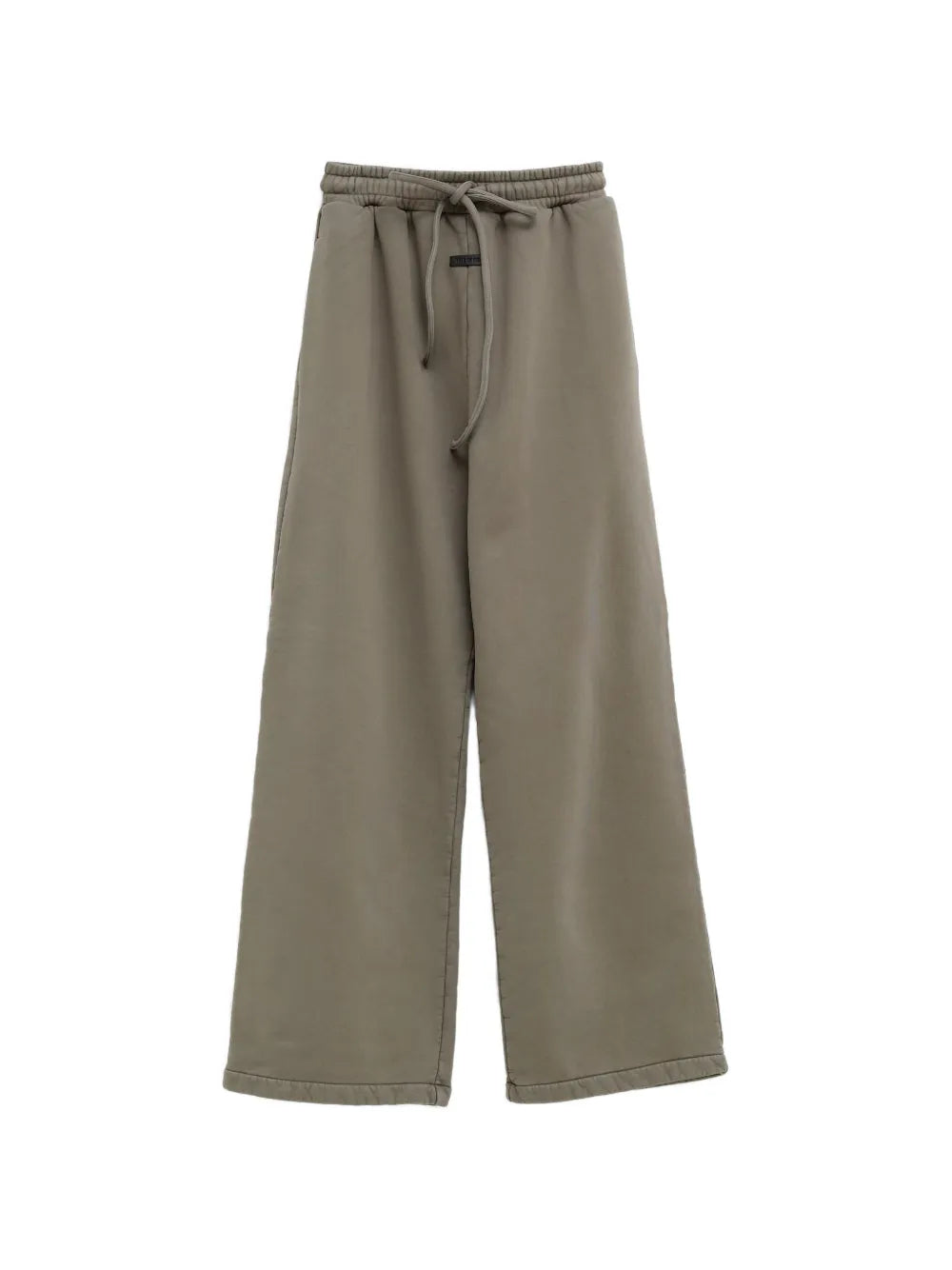 wide-leg drawstring-waist track pants