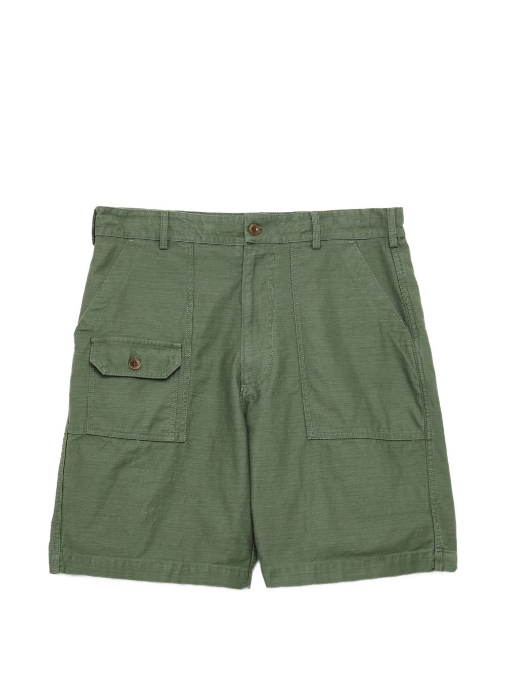 patch-pocket cotton shorts