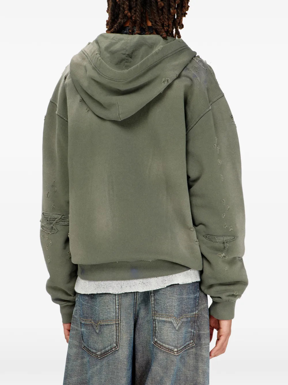 S-Keithy distressed hoodie