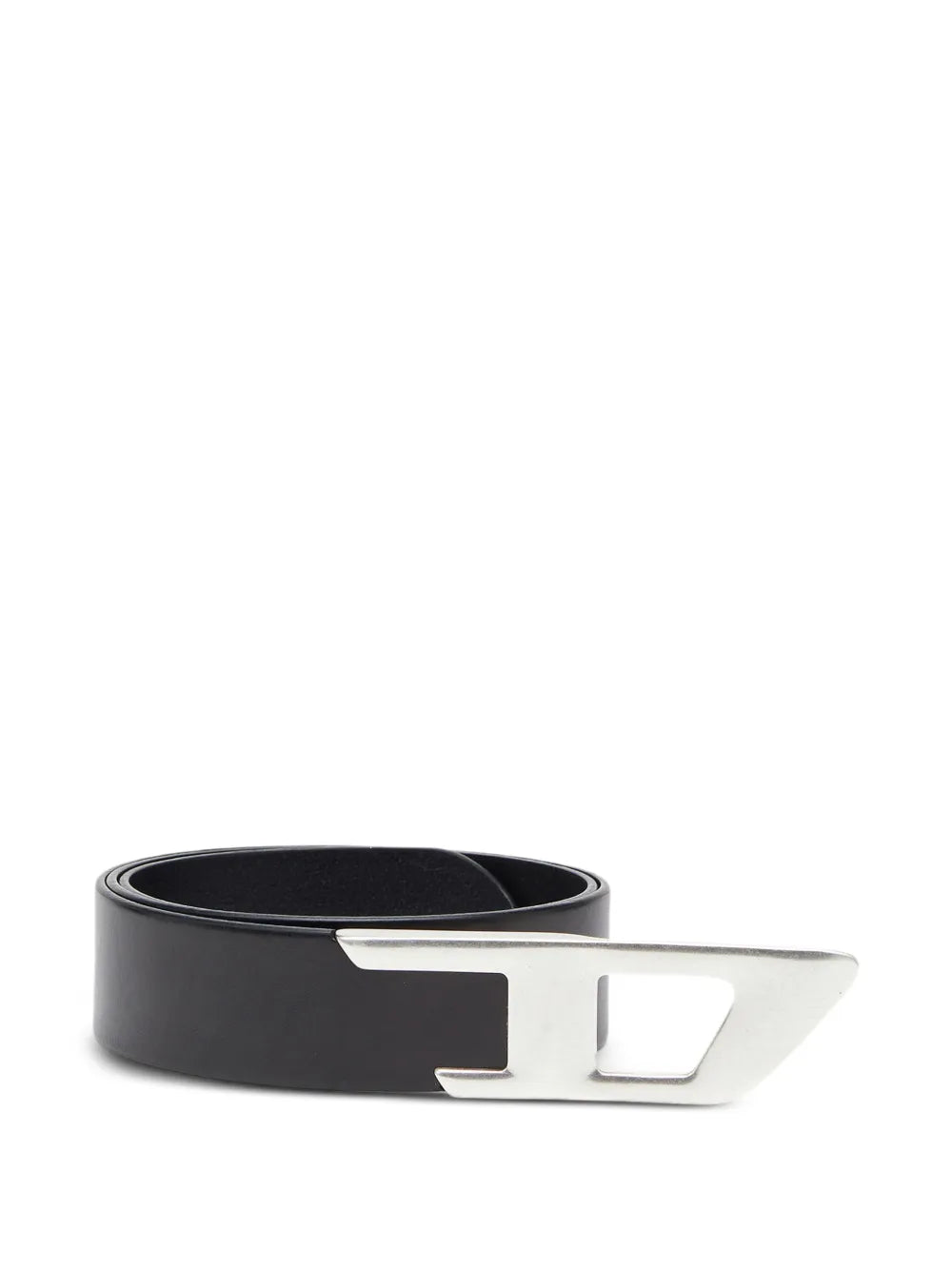 Oval D leather belt