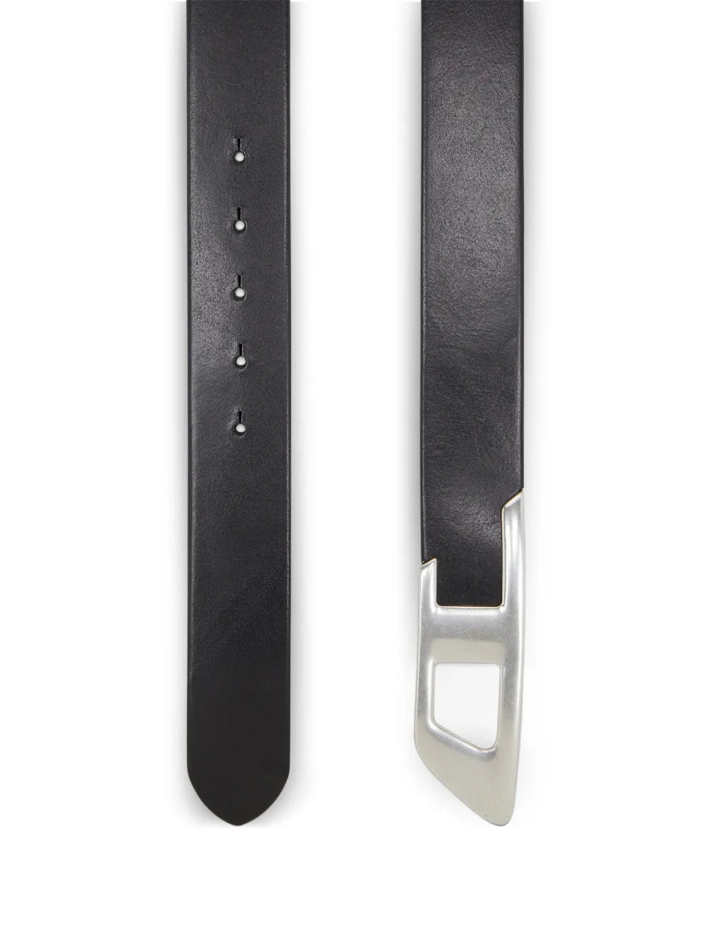 Oval D leather belt