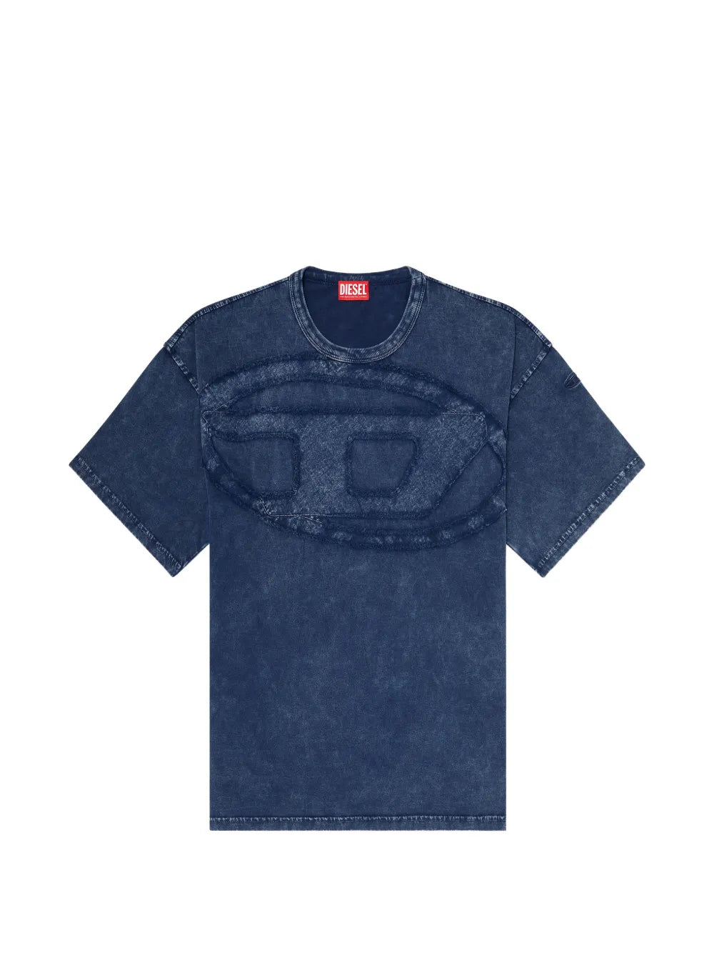 Relaxed cotton T-shirt with Oval-D applique