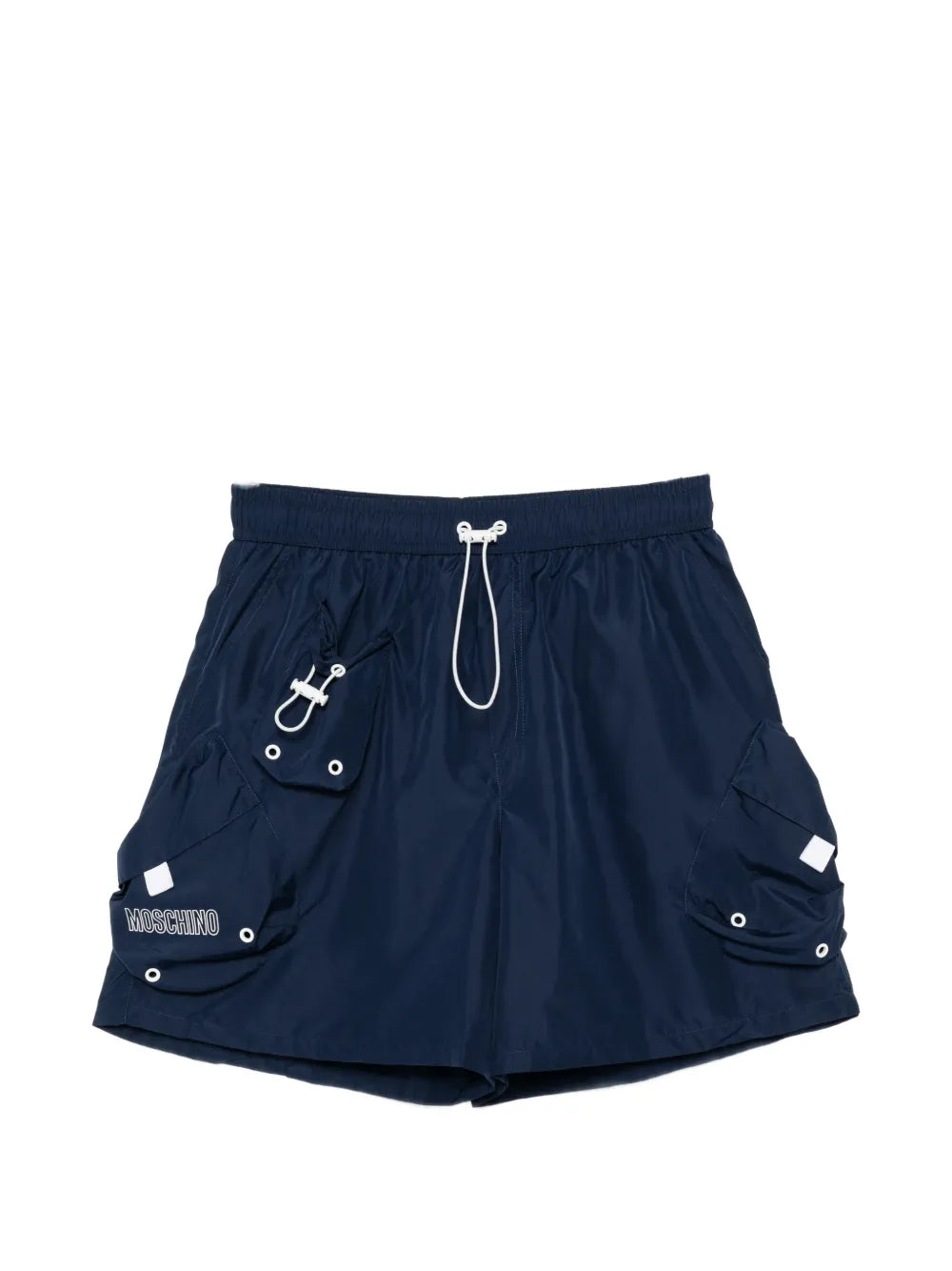cargo-pocket swim shorts