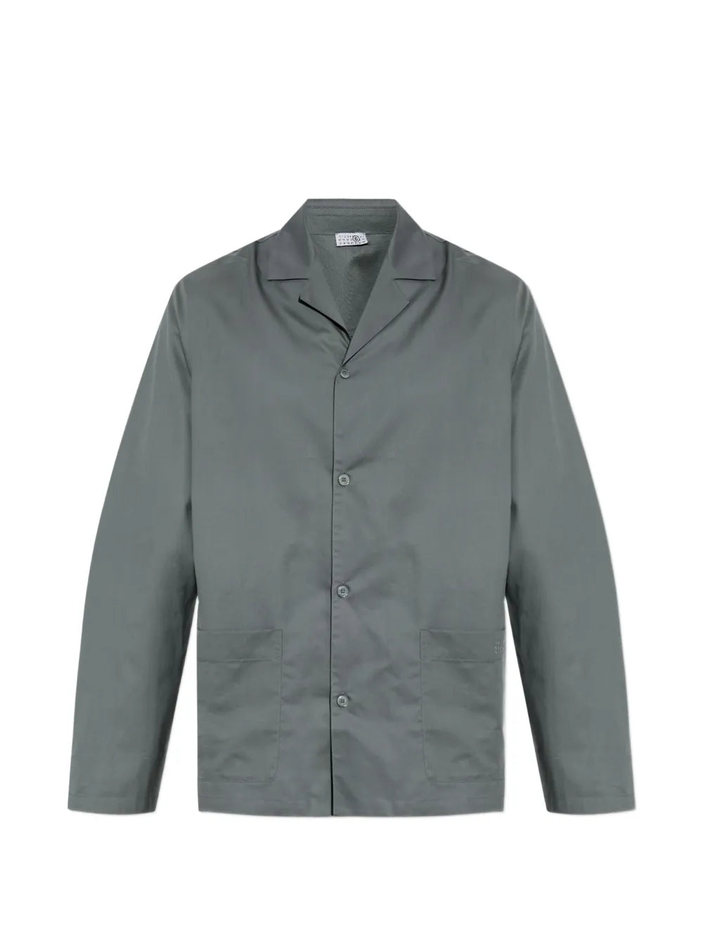 Patch-Pocket Notched-Collar Shirt