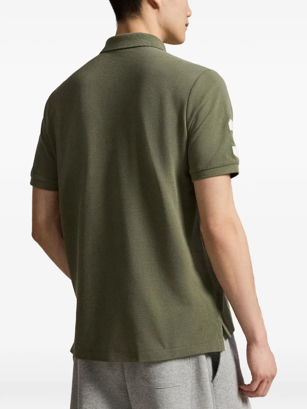 logo-detail polo shirt