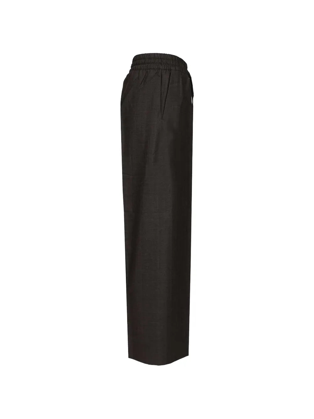 wide leg drawstring trousers