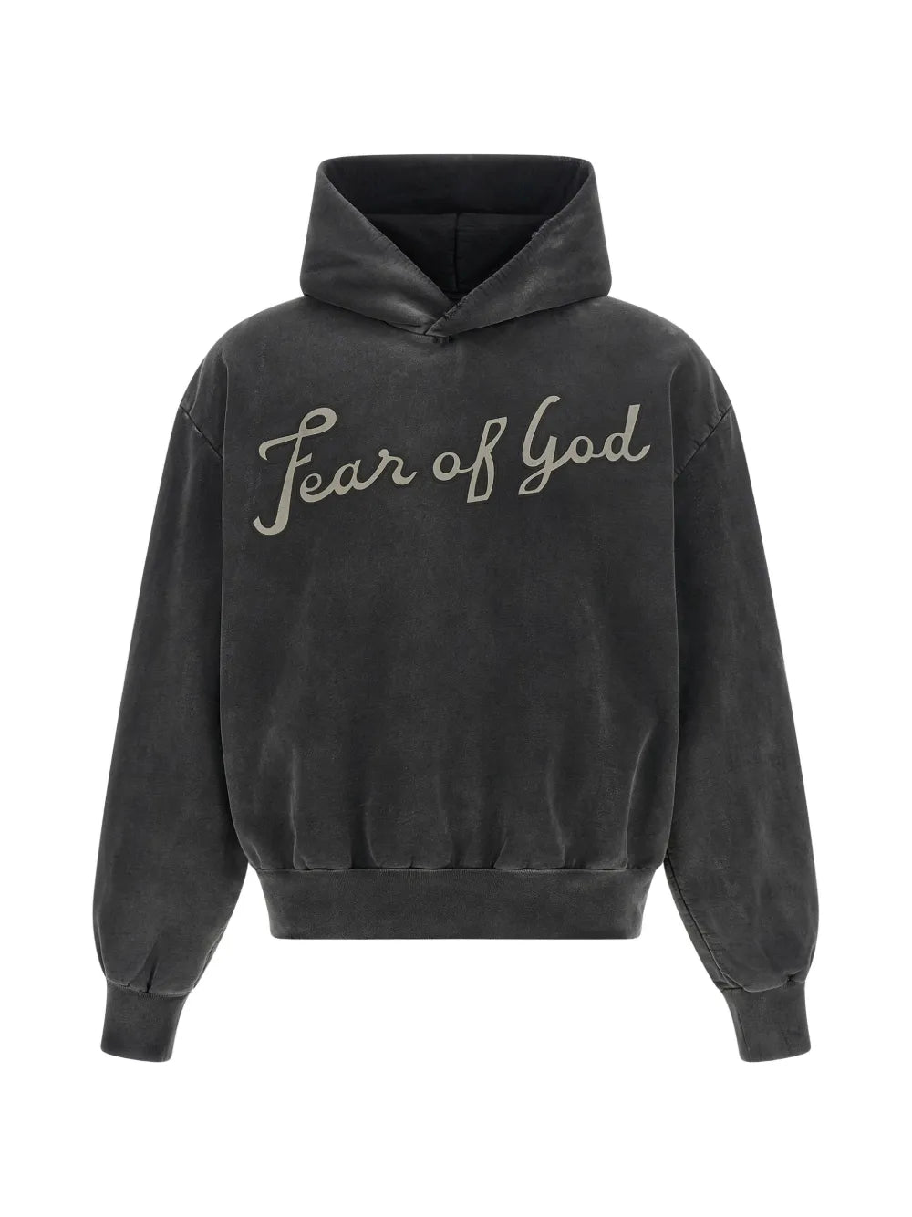 26 graphic-print cotton hoodie