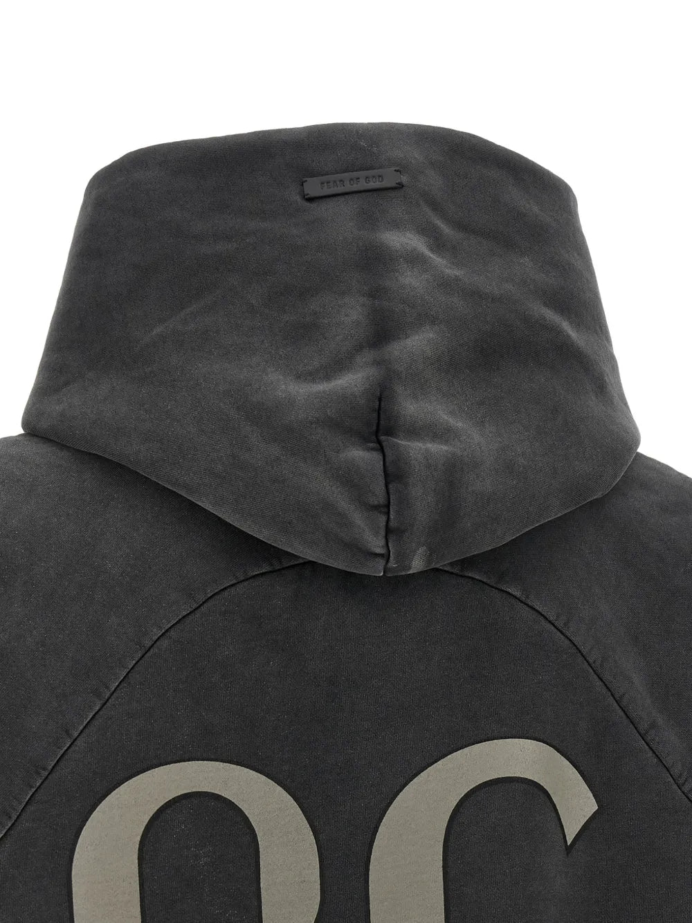 26 graphic-print cotton hoodie