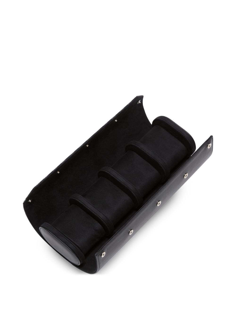 monogram-print leather watch case