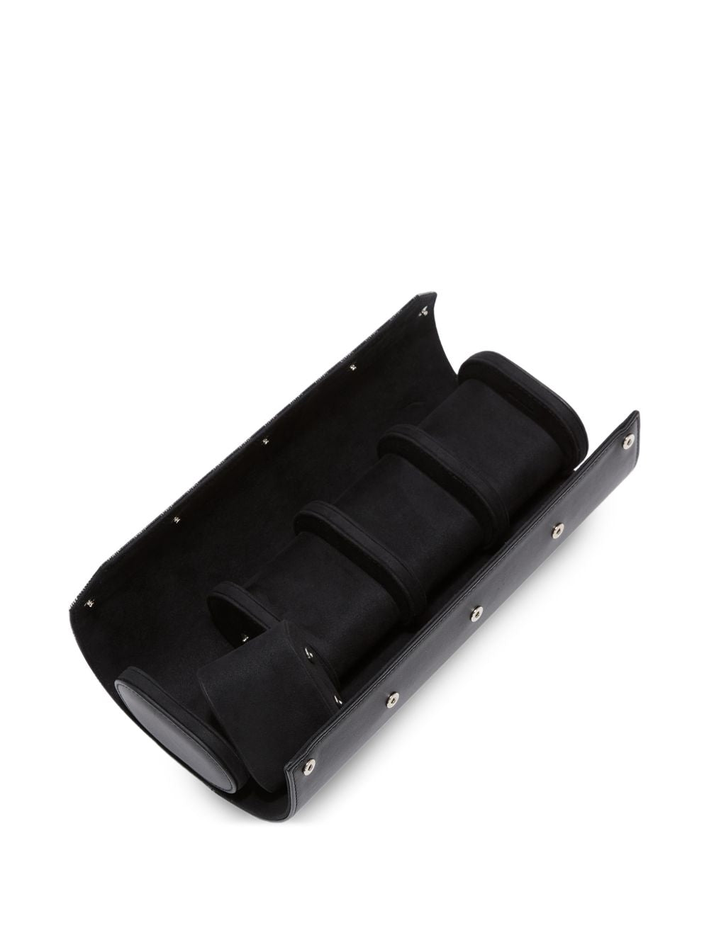 monogram-print leather watch case