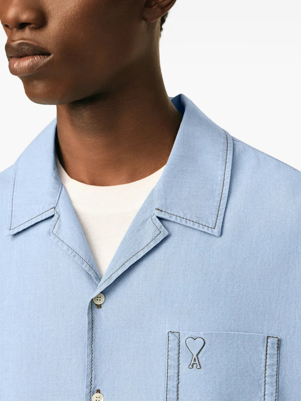cotton short sleeves boxy fit shirt