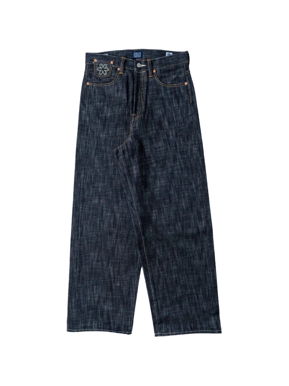Kanpai! Embroidered Wide-Leg Jeans