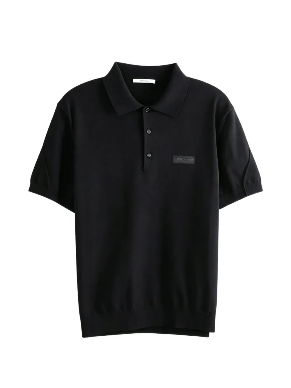 logo-patch polo shirt