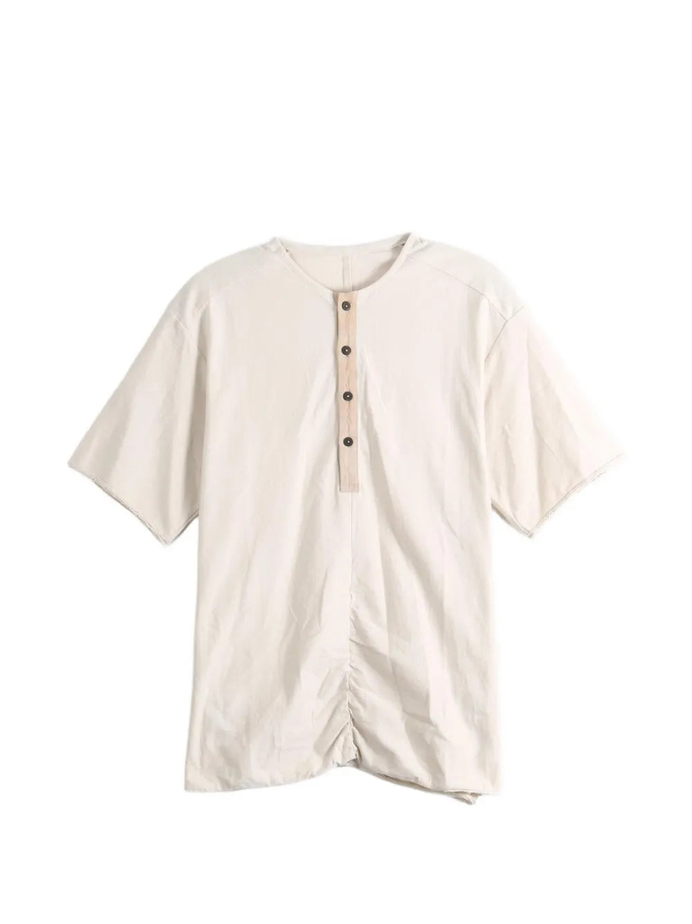henly-neck T-shirt