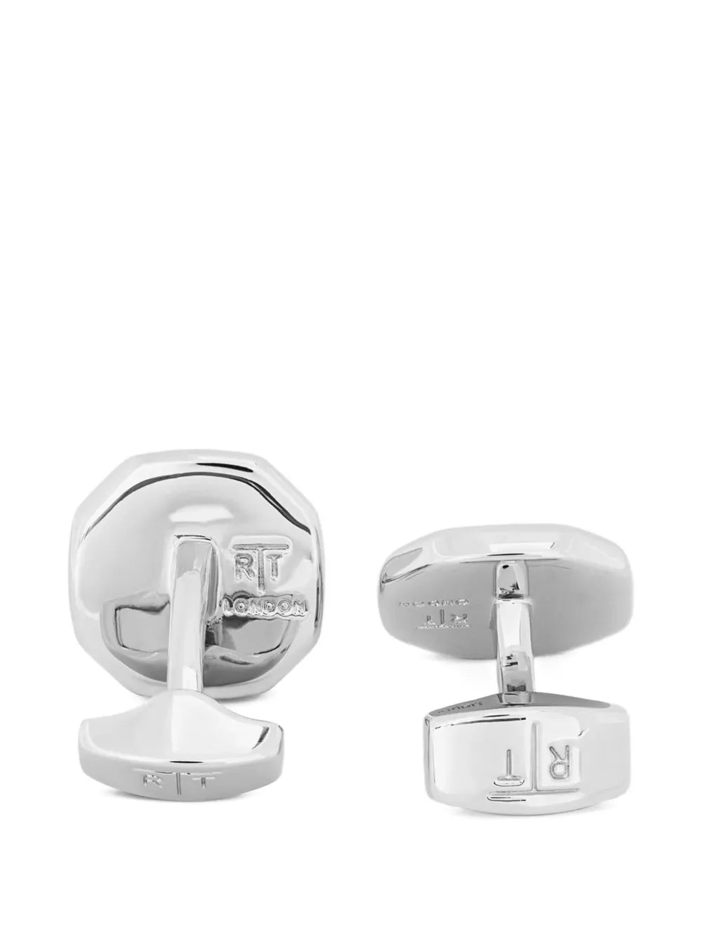 Octagonal Lapis-Inlay Cufflinks