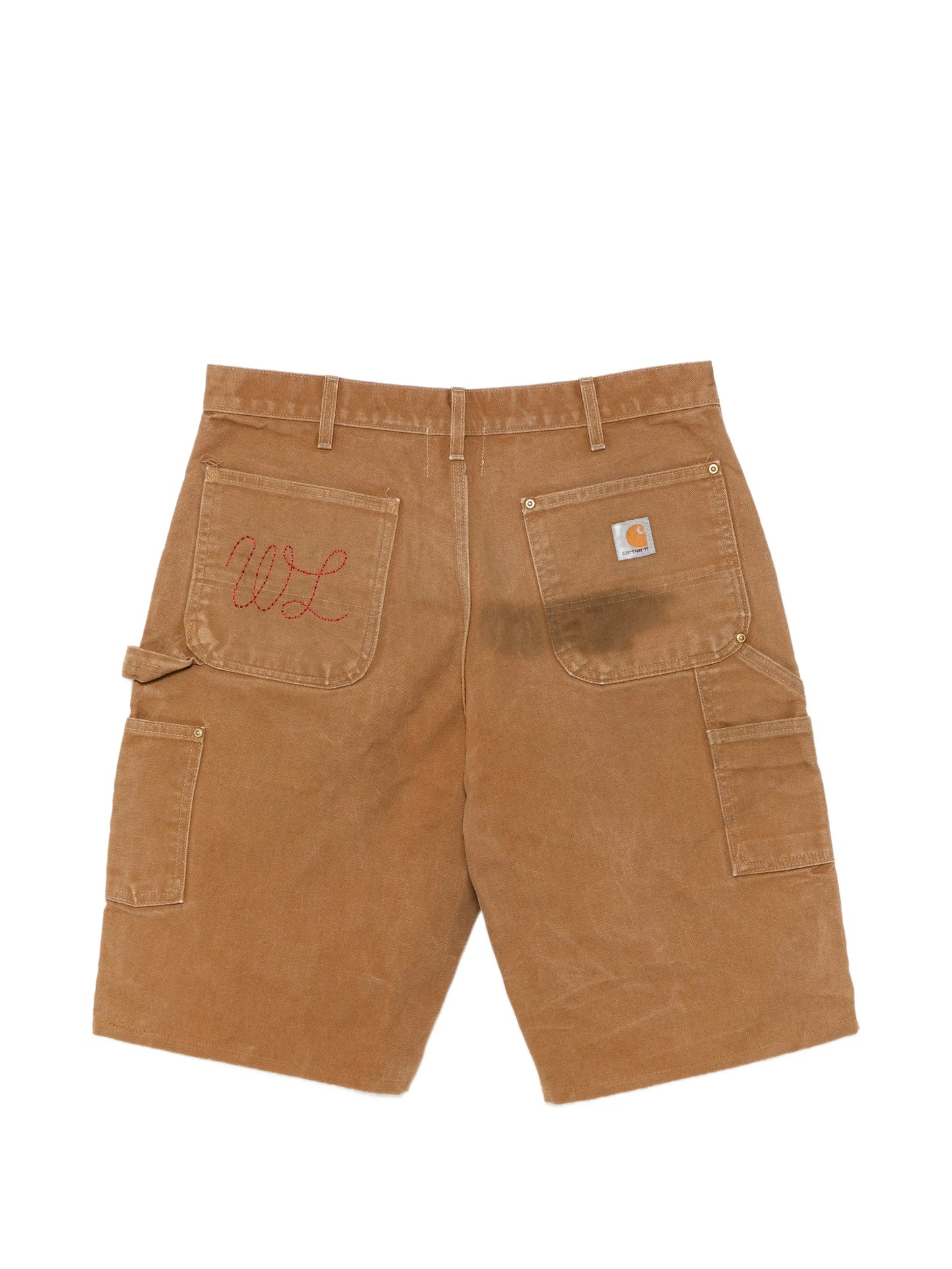 Graphic-Embroidered Shorts