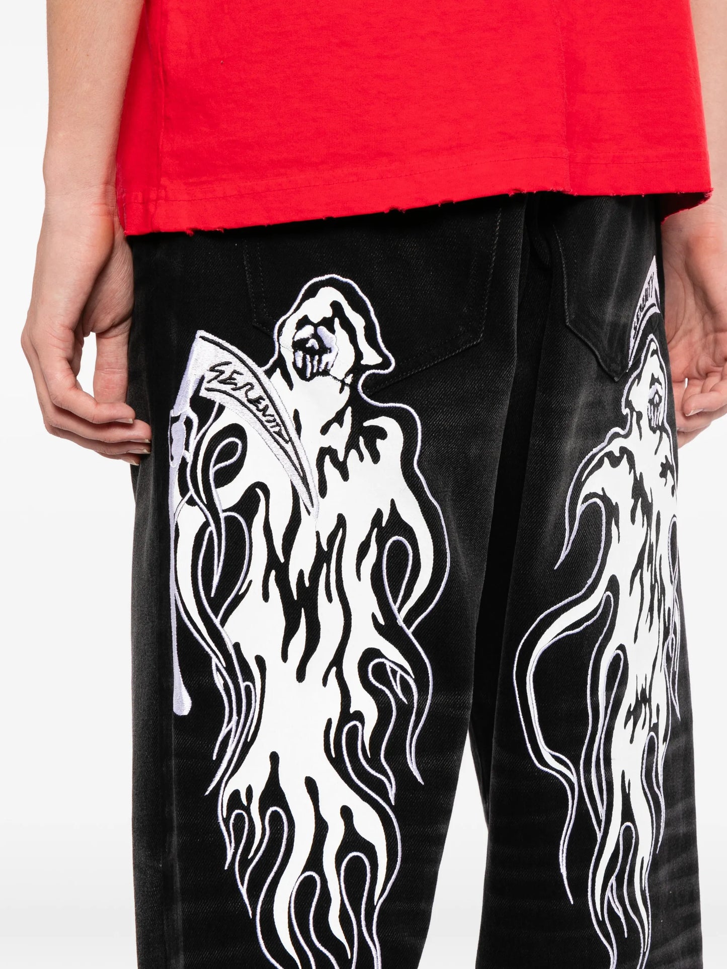 Faded-Effect Jeans
