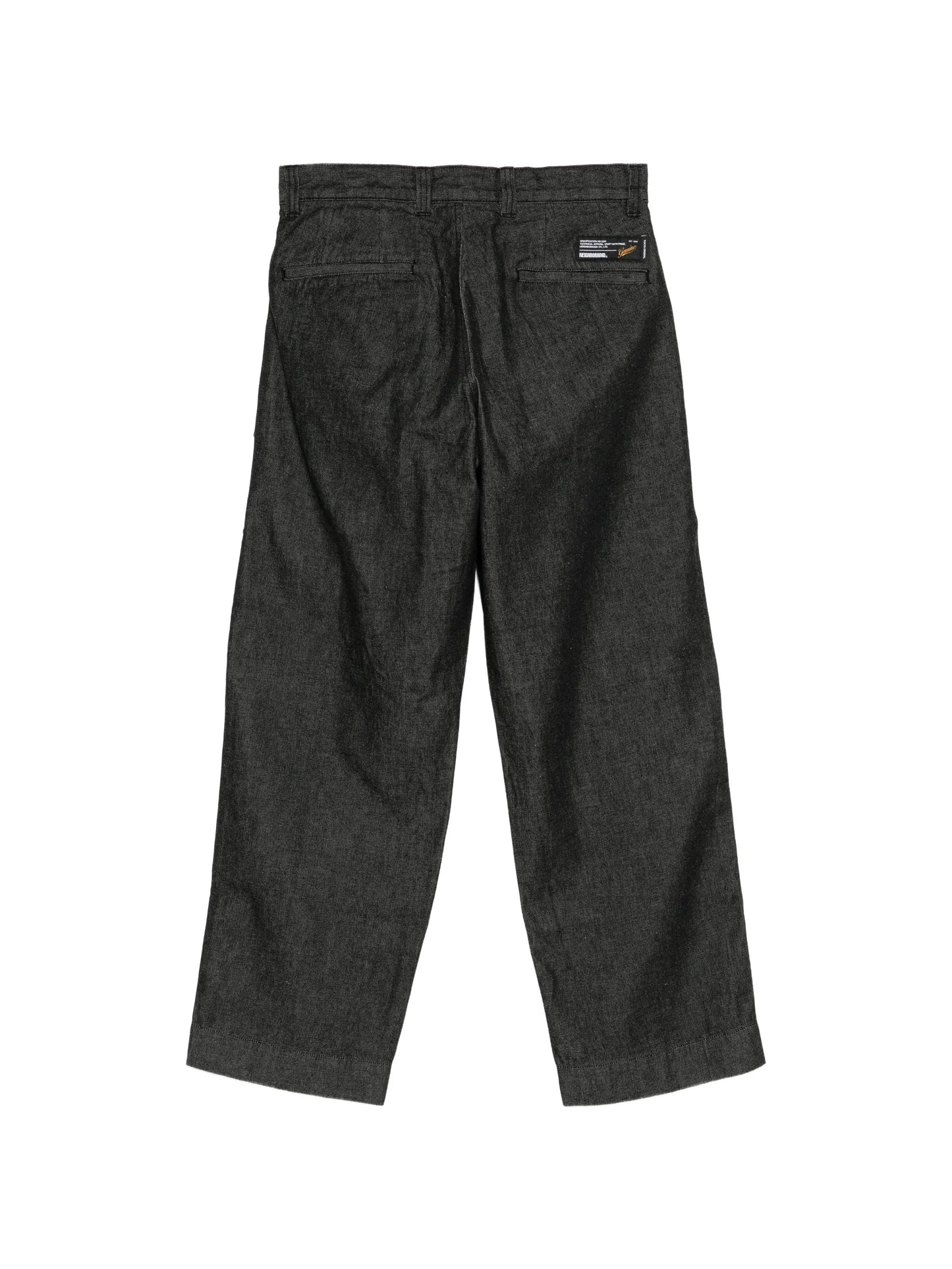 Pleated Denim Jeans