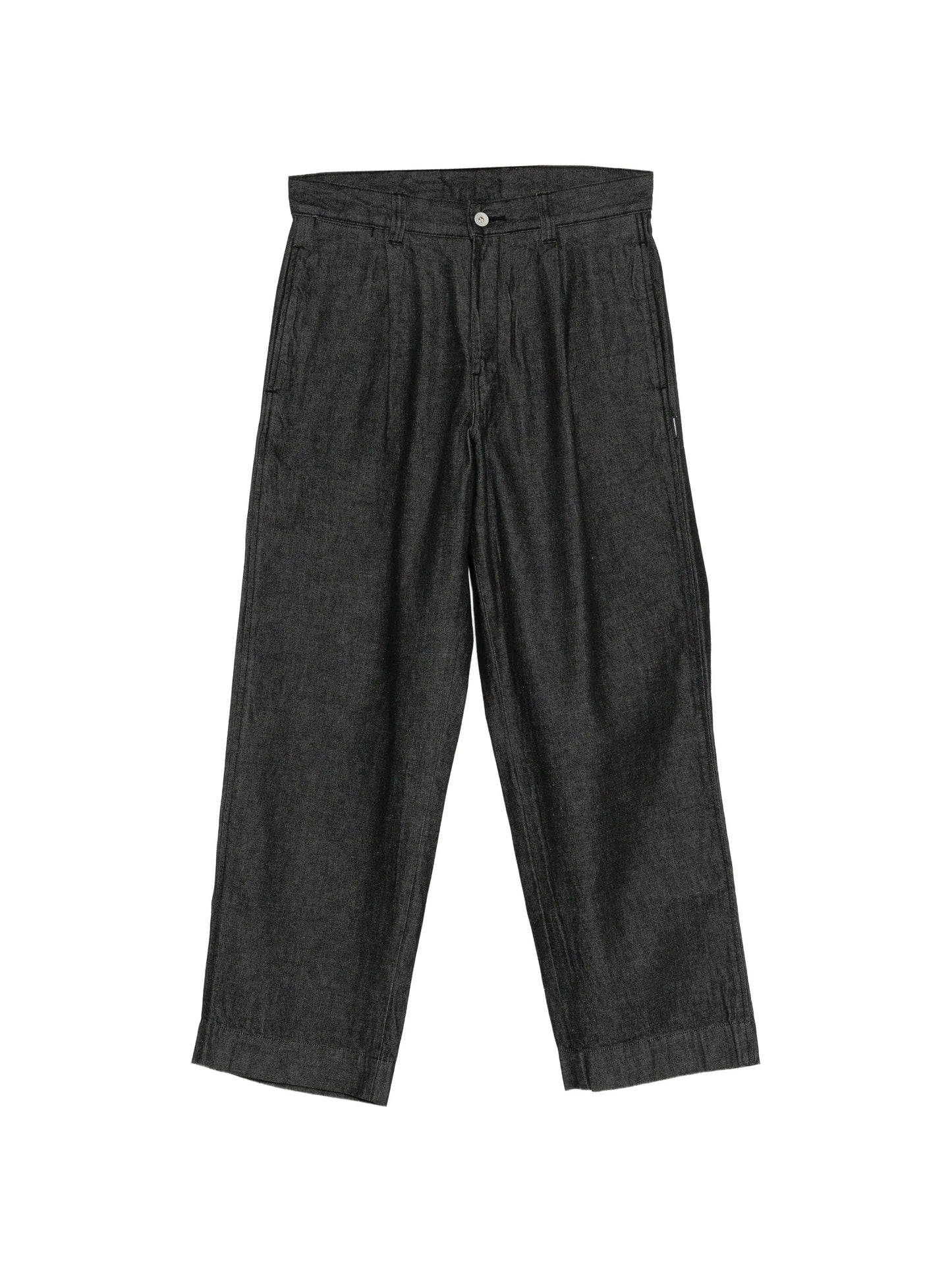 Pleated Denim Jeans