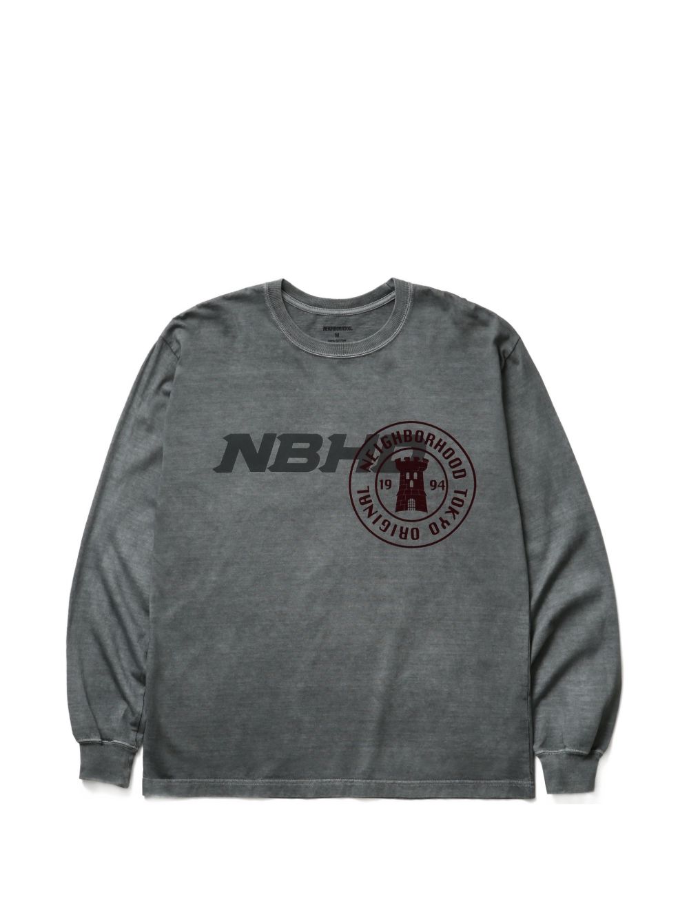 logo-print long-sleeved T-shirt