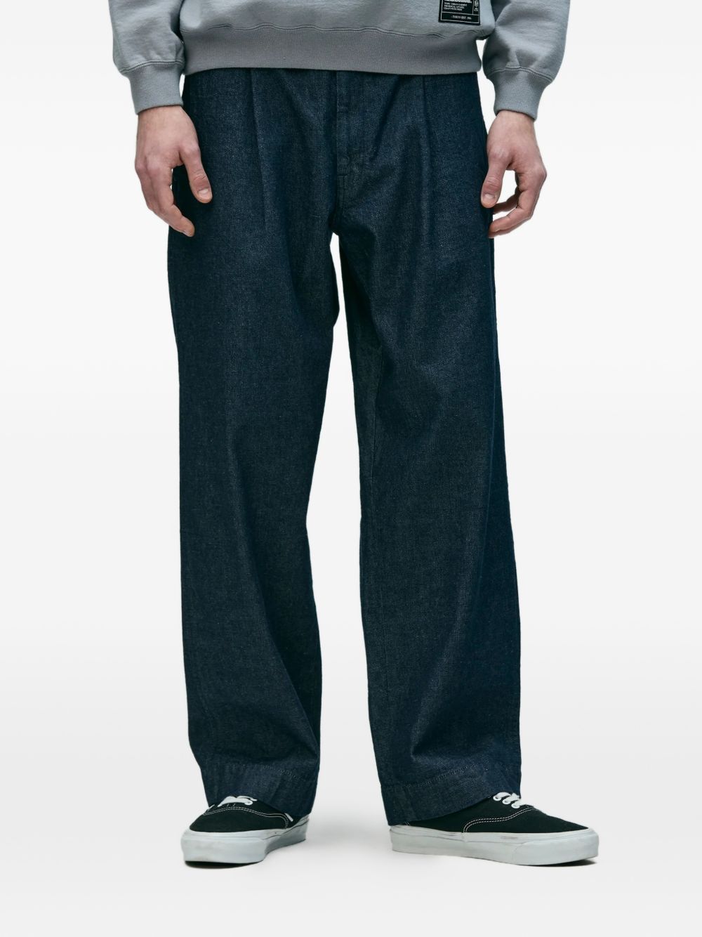 belt-loops cotton jeans